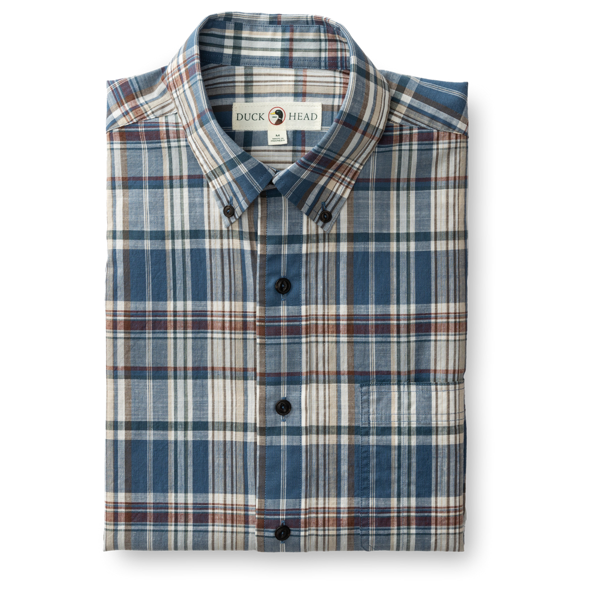 Higgins Plaid Cotton Slub Sport Shirt