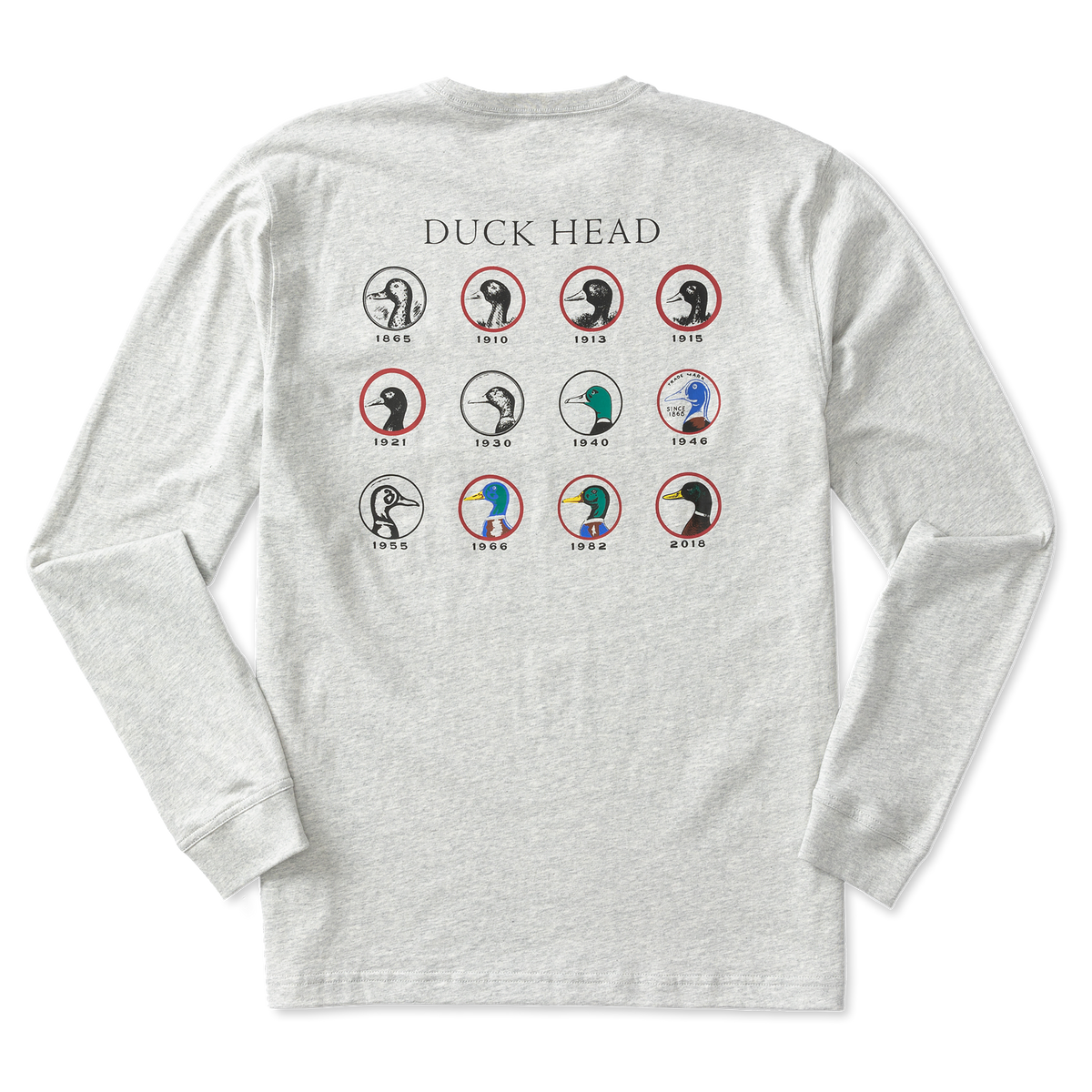 Timeline Long Sleeve T-Shirt – Duck Head