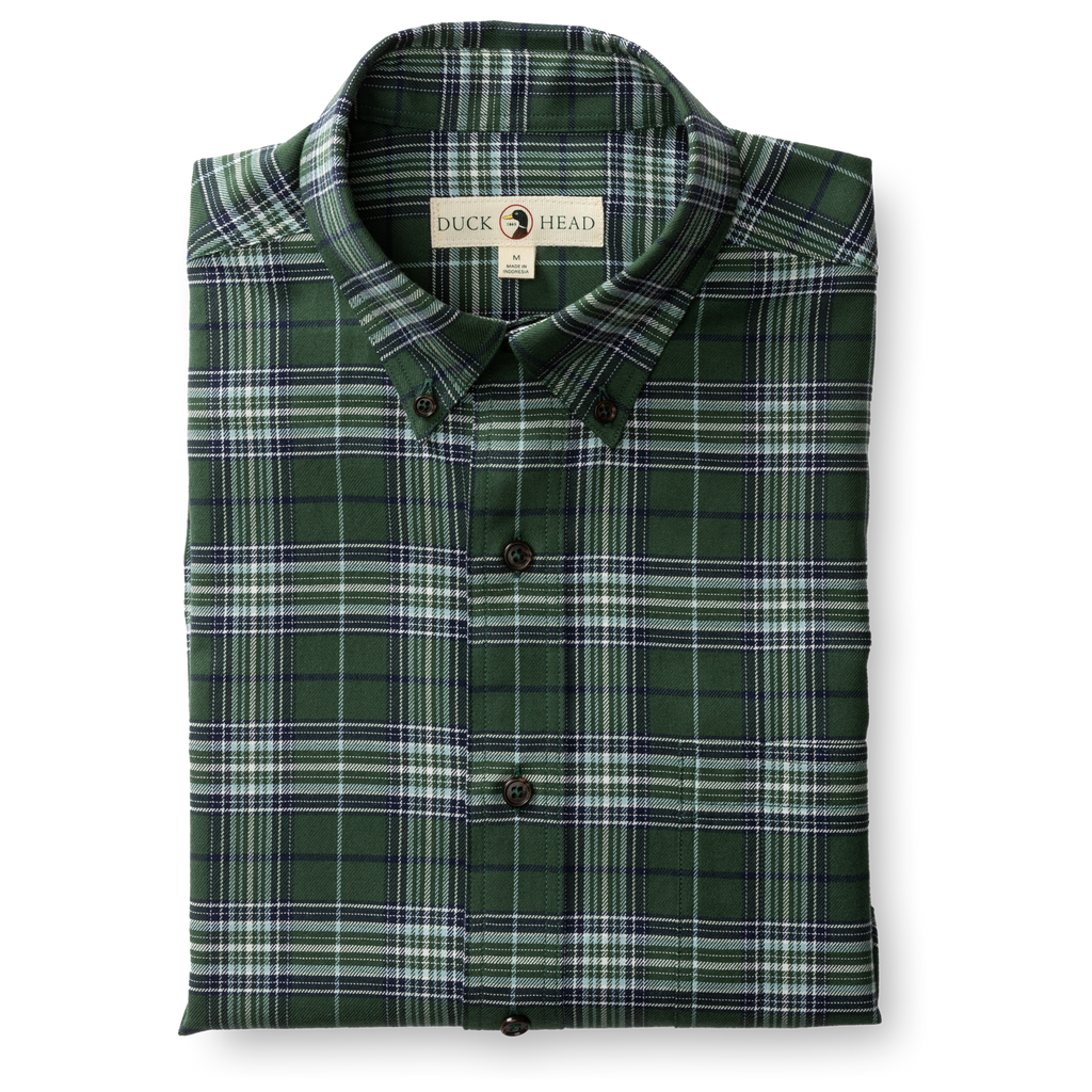 Lawrence Plaid Cotton Flannel Sport Shirt – Duck Head