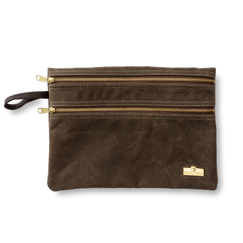 Gootium Waxed Canvas Zipper Pouch - Water Resistant Storage Holder Accessories 2