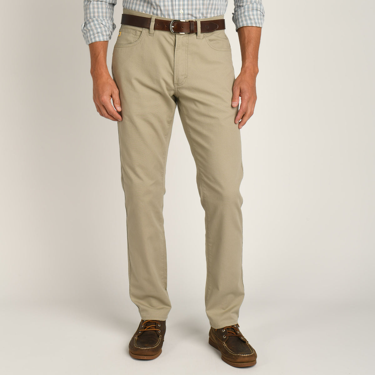 Pinpoint Canvas Five-Pocket - Khaki – Duck Head